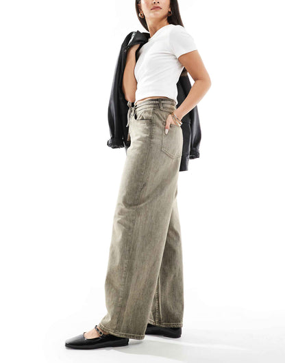 Bleecker Tie Waist Barrel Jeans
