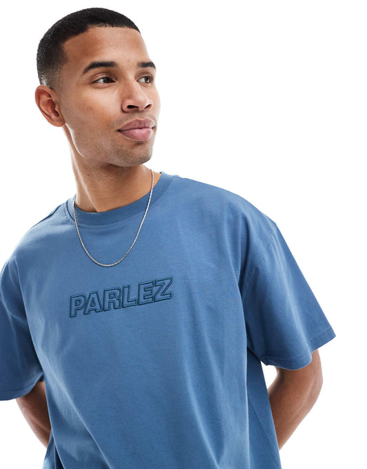 Oversized Logo Embroidery T-Shirt
