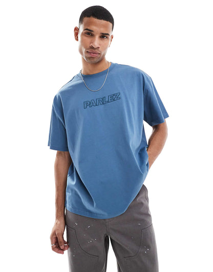 Oversized Logo Embroidery T-Shirt