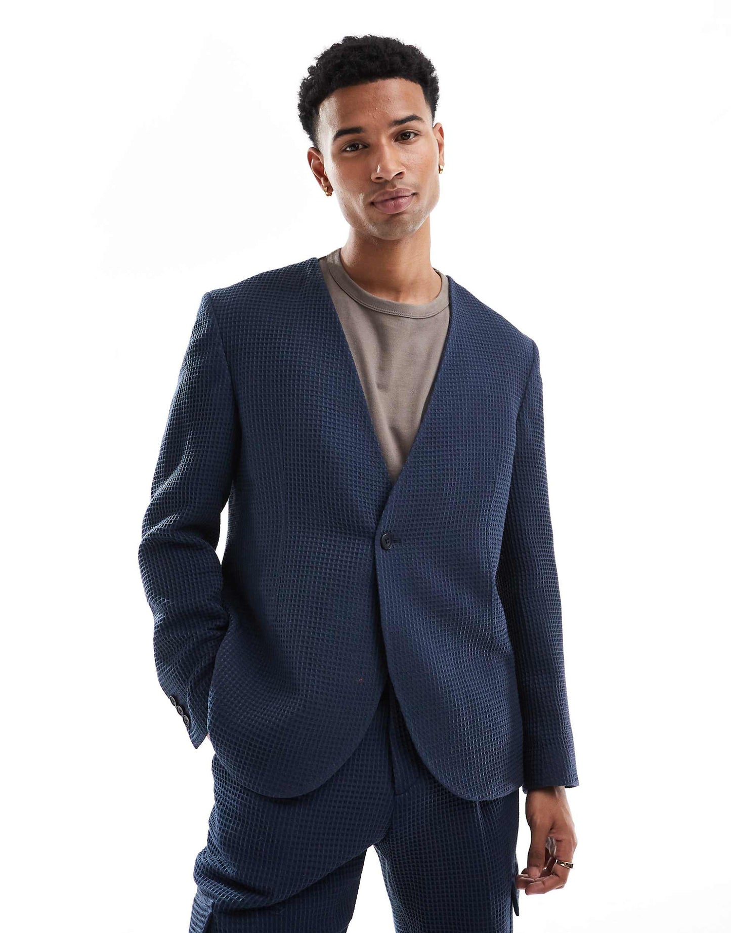 Elanga Waffle Suit Jacket