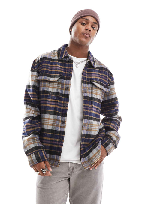 Check Flannel Overshirt