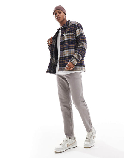 Check Flannel Overshirt