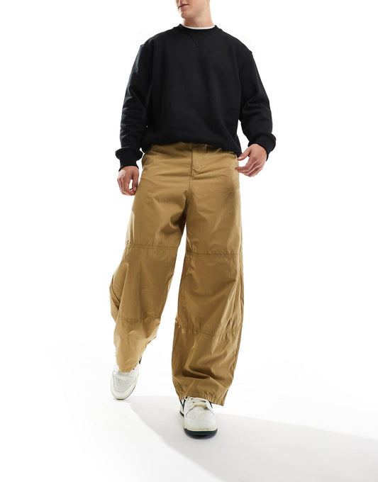 Baggy Trousers With Panels