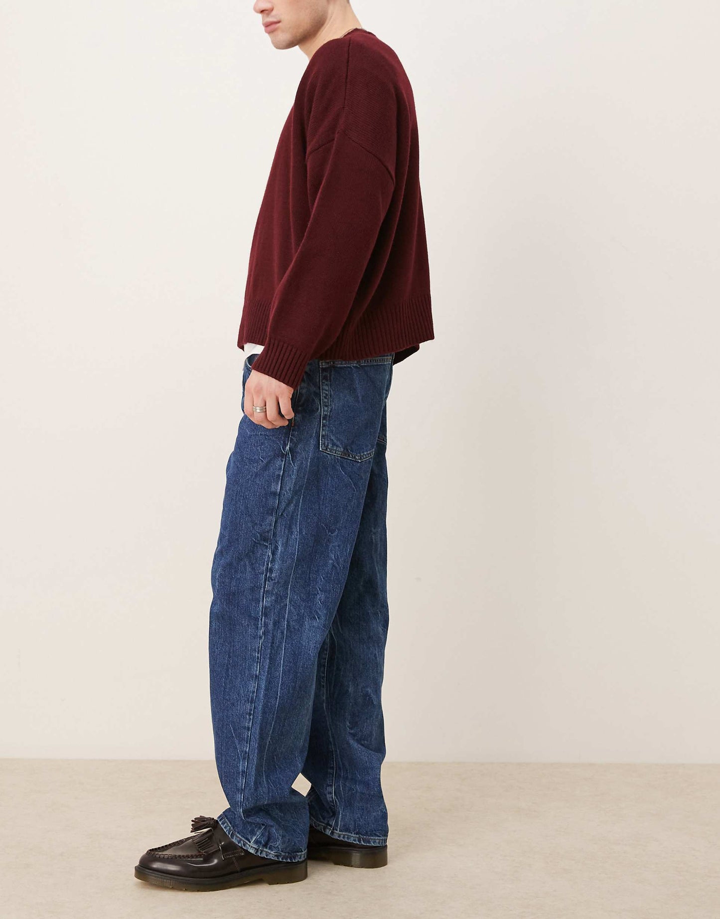 Seamed Baggy Jeans