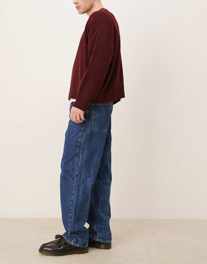 Seamed Baggy Jeans