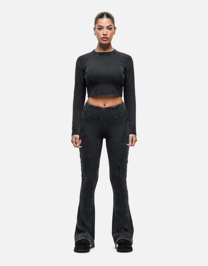 Exposed Seam Rib Leggings