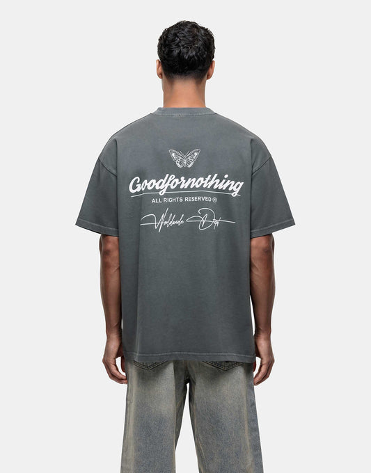 Logo Graphic Back Print T-Shirt