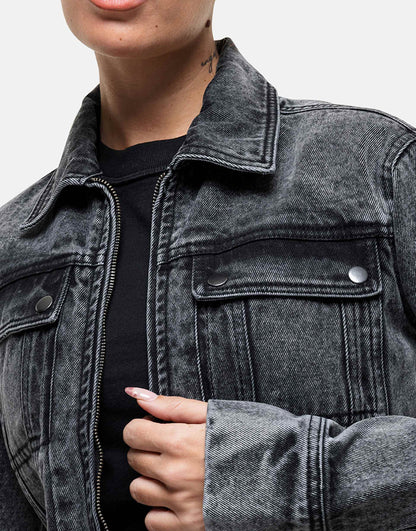 Co-Ord Cropped Denim Jacket