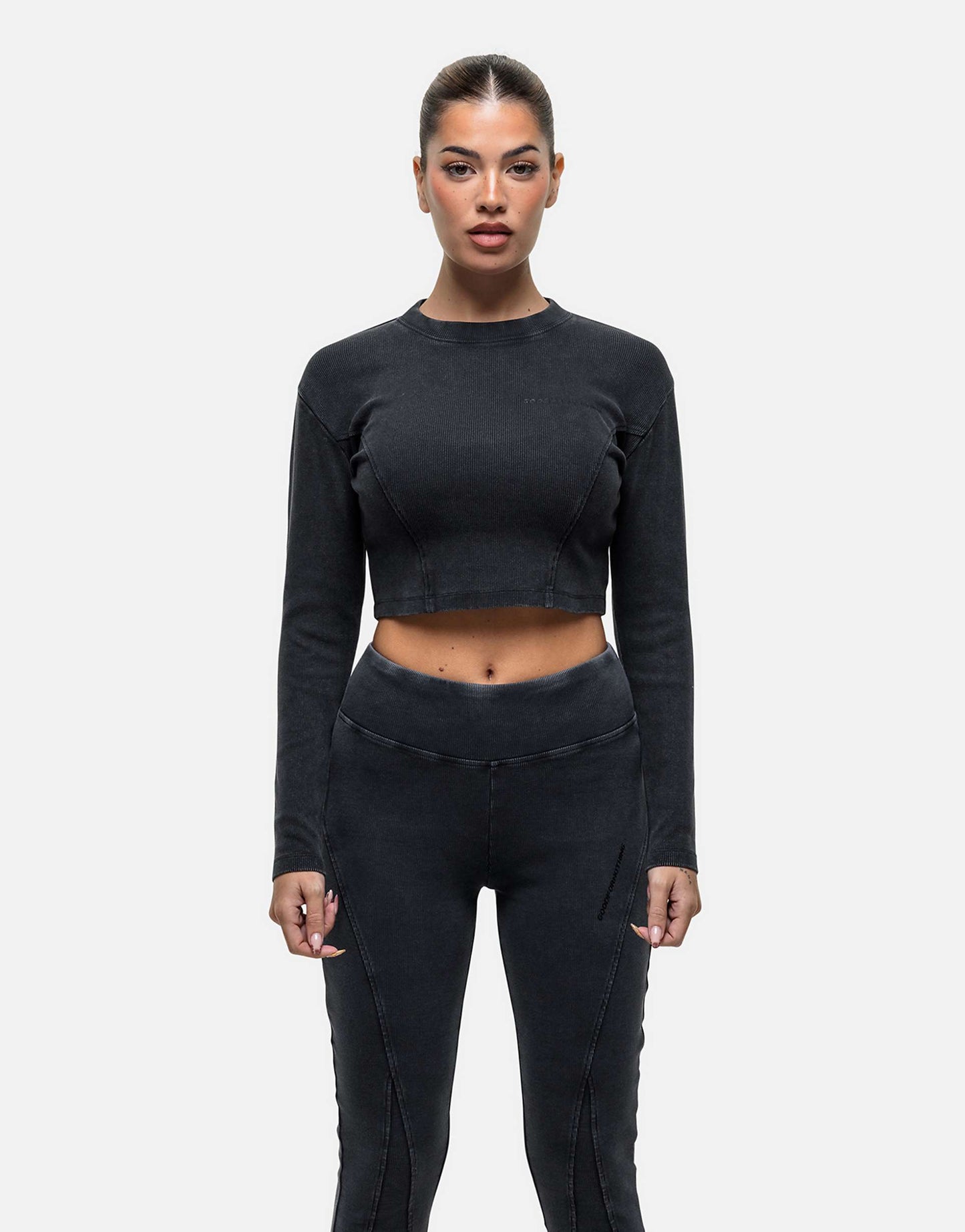 Exposed Seam Long Sleeve Top