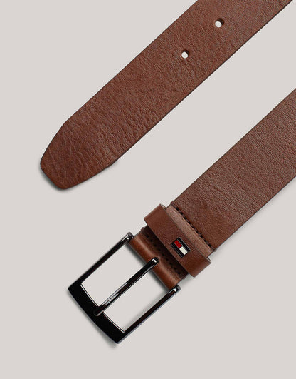 Leather Square Buckle Belt