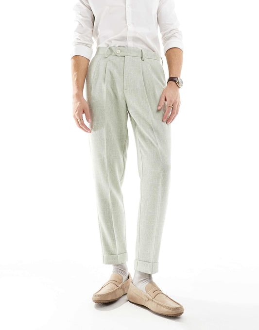 Smart Tapered Fit Chino Trousers