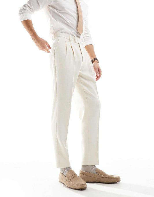 Smart Tapered Fit Trousers