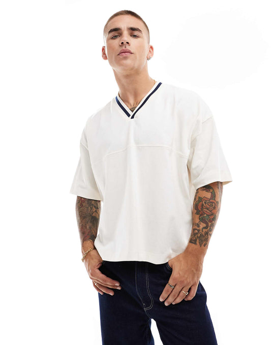 Oversized Boxy T-Shirt With Seam Detailing