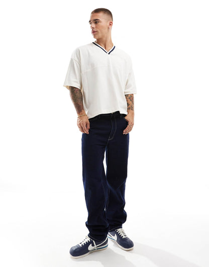 Oversized Boxy T-Shirt With Seam Detailing