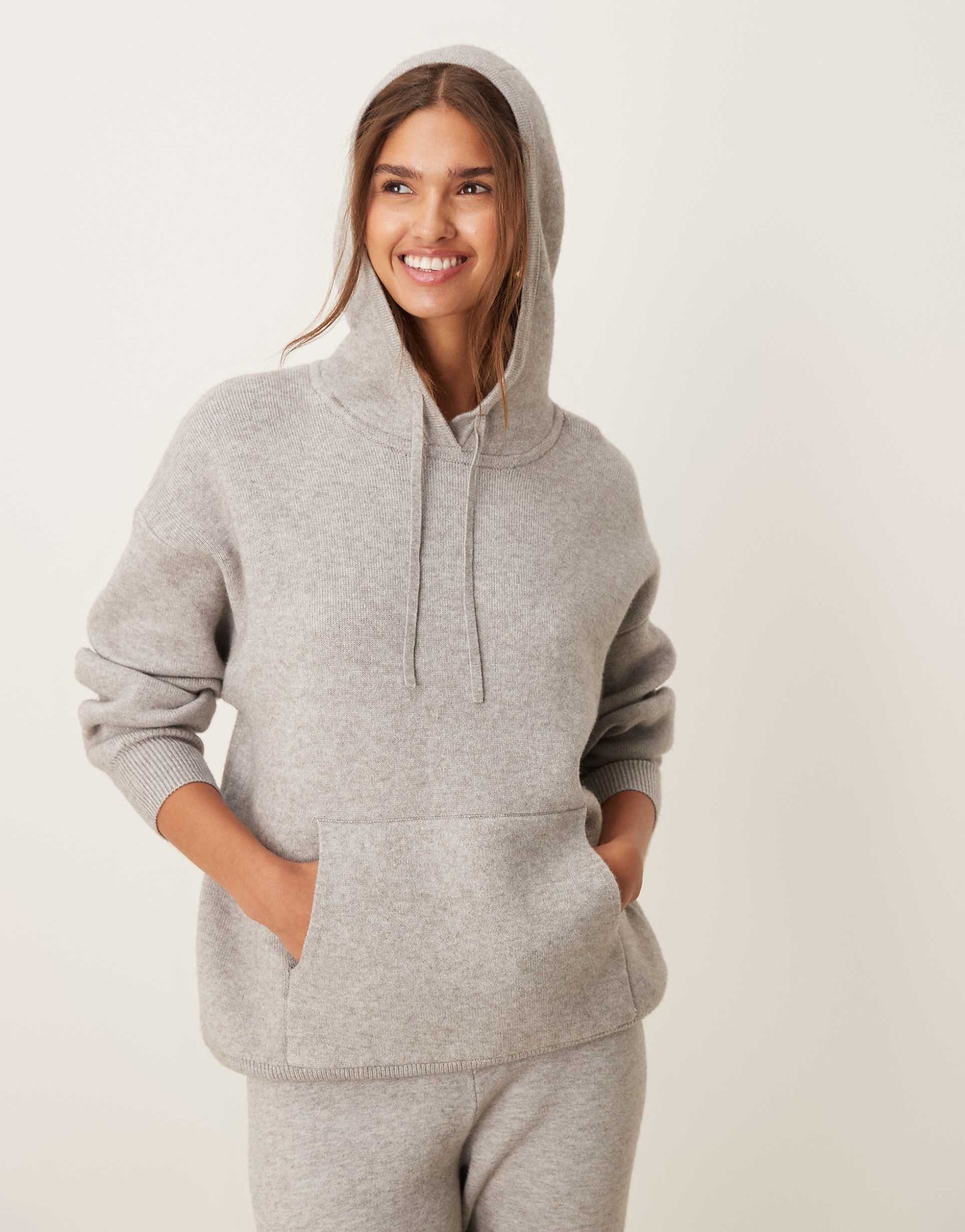 Compact Knitted Hoodie Co-Ord