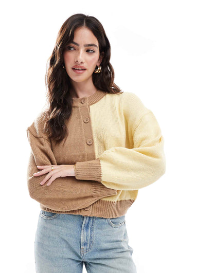 Banana Sleeve Boxy Cardigan