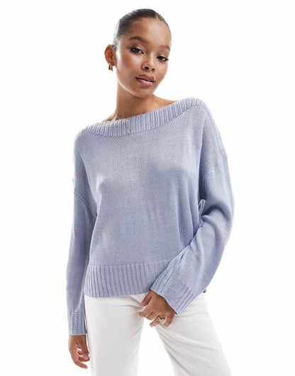 Boat Neck Jumper
