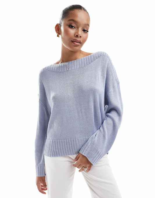 Boat Neck Jumper
