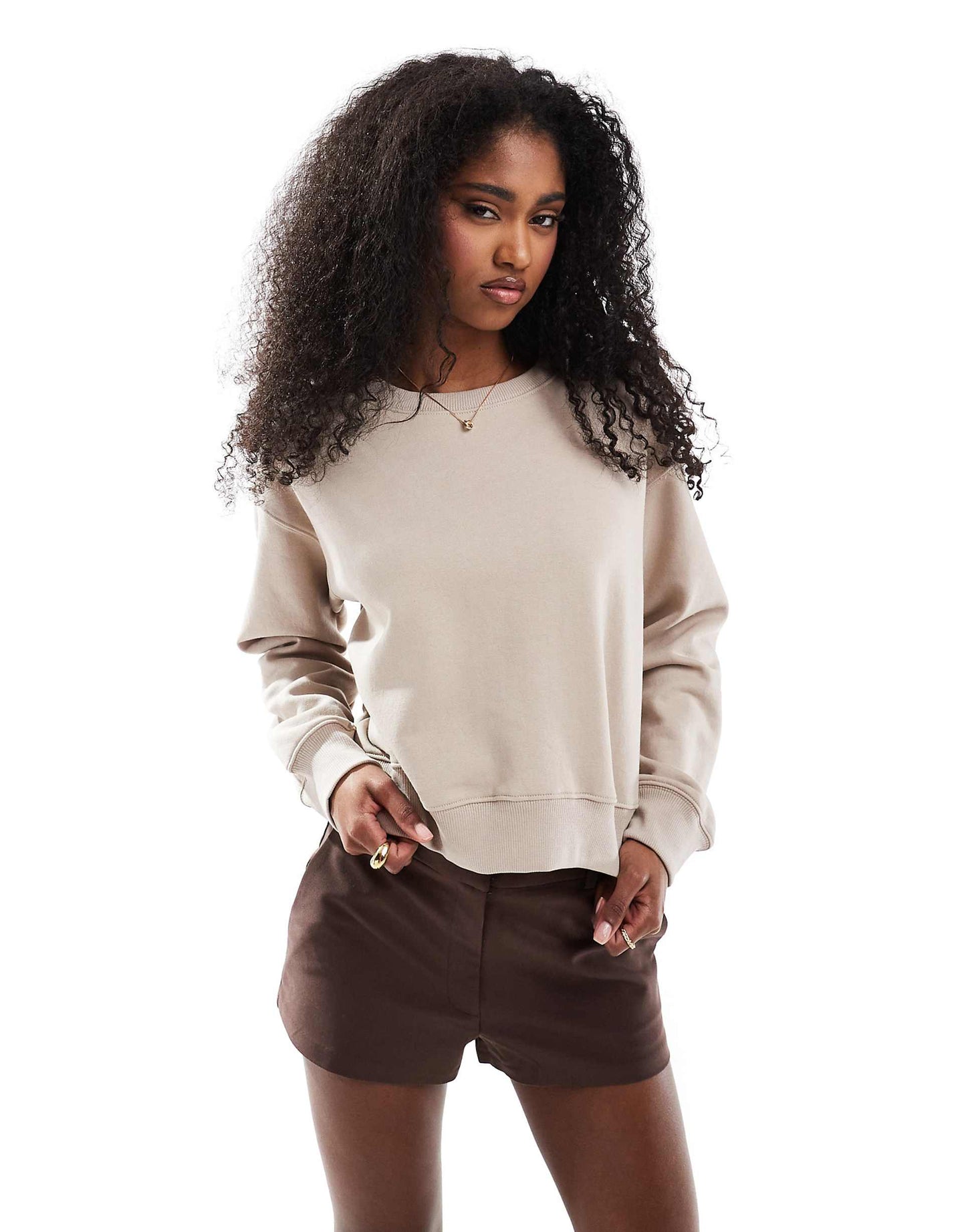 Round Neck Sweatshirt