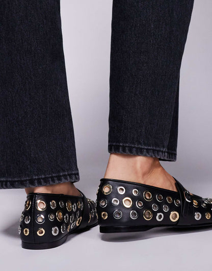 Rejoice-S Eyelet Ballet Flats