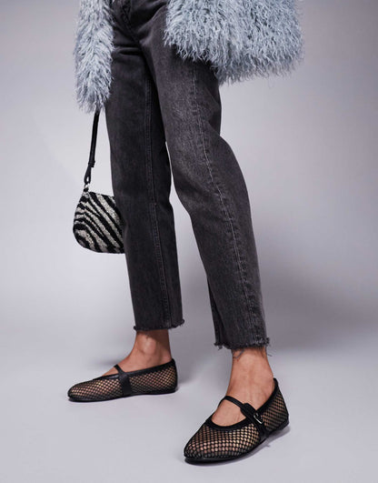 Rejoice-M Mesh Ballet Flats