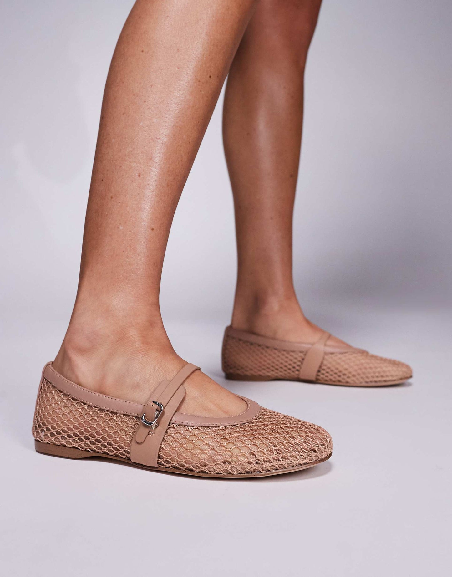 Rejoice-M Mesh Ballet Flats