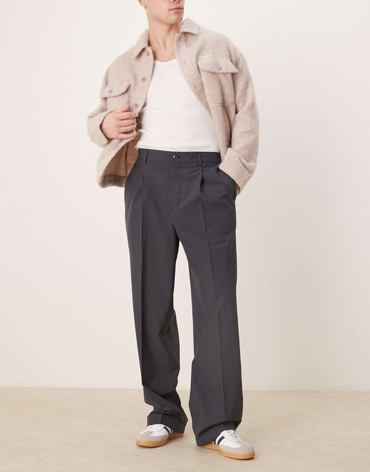 Smart Wide Leg Trousers