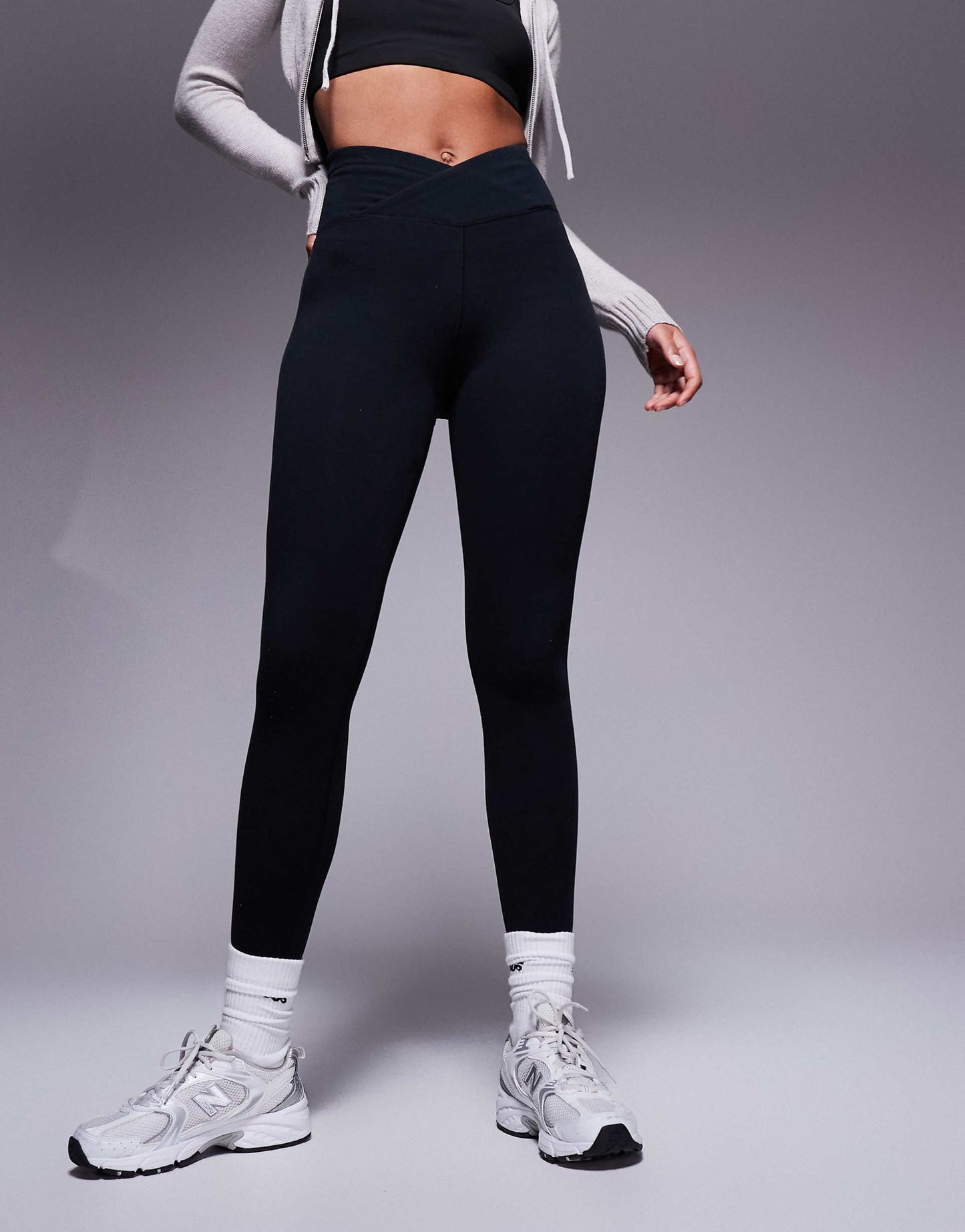 Tall Soft Touch Wrap Waist Yoga Legging