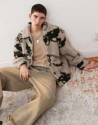 Mushroom Sherpa Jacket