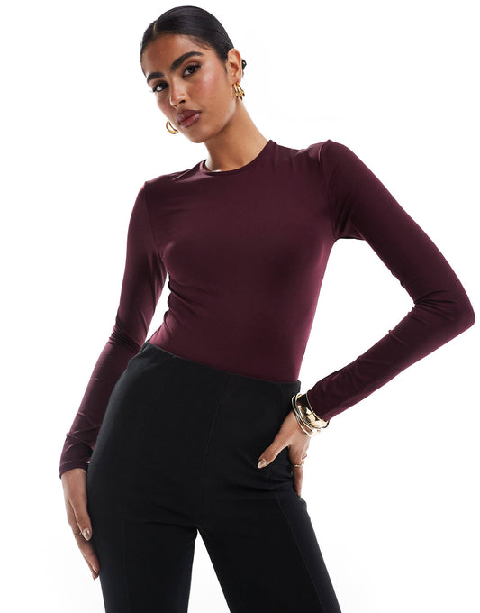 Long Sleeve Polyamide Bodysuit