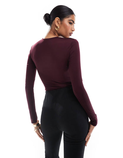 Long Sleeve Polyamide Bodysuit