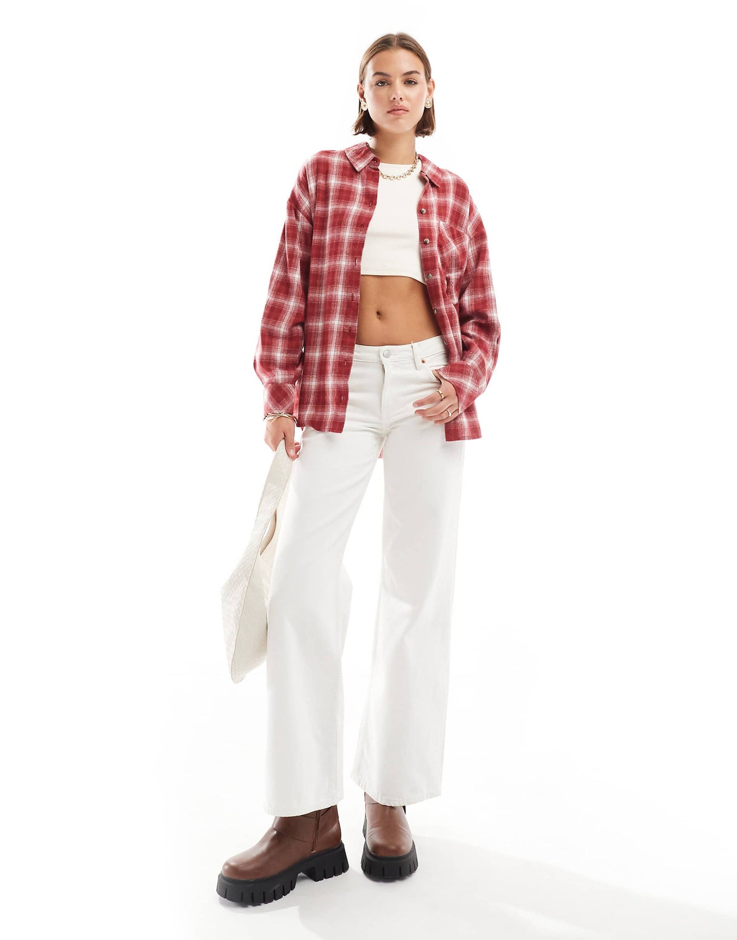 Oversized Check Shirt