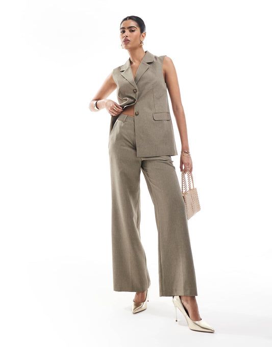 Co-Ord Tailored Wide Leg Trouser
