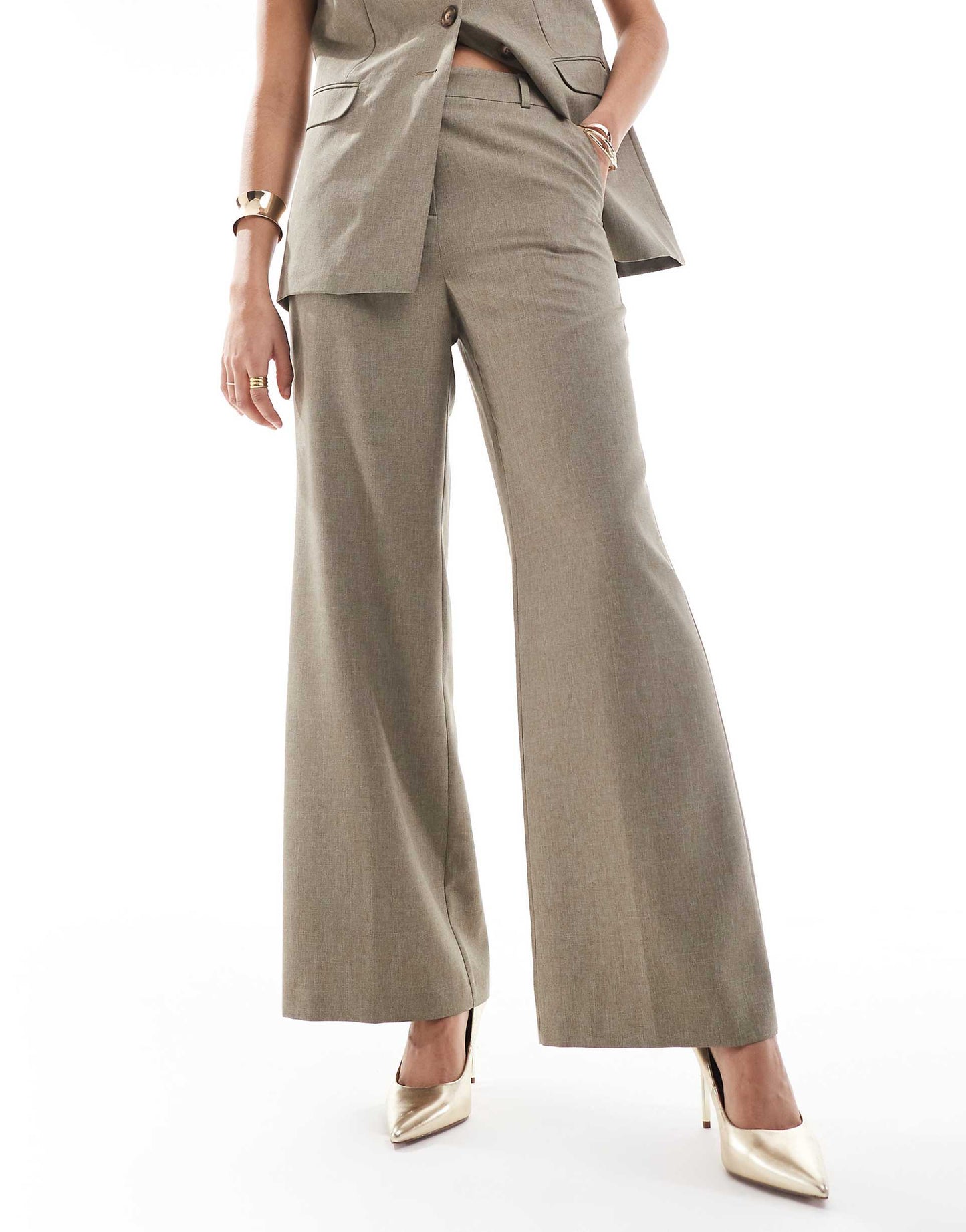 Co-Ord Tailored Wide Leg Trouser