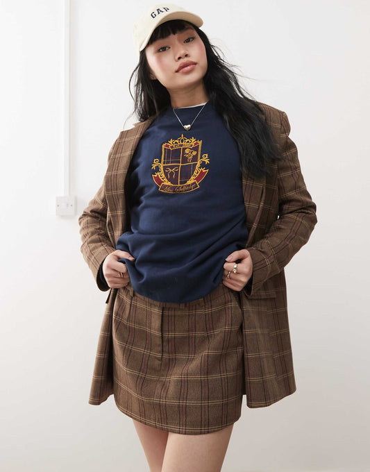 Co-Ord Tailored Mini Skort