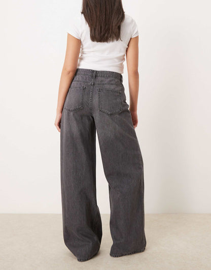 High Waisted Wide Leg Jeans