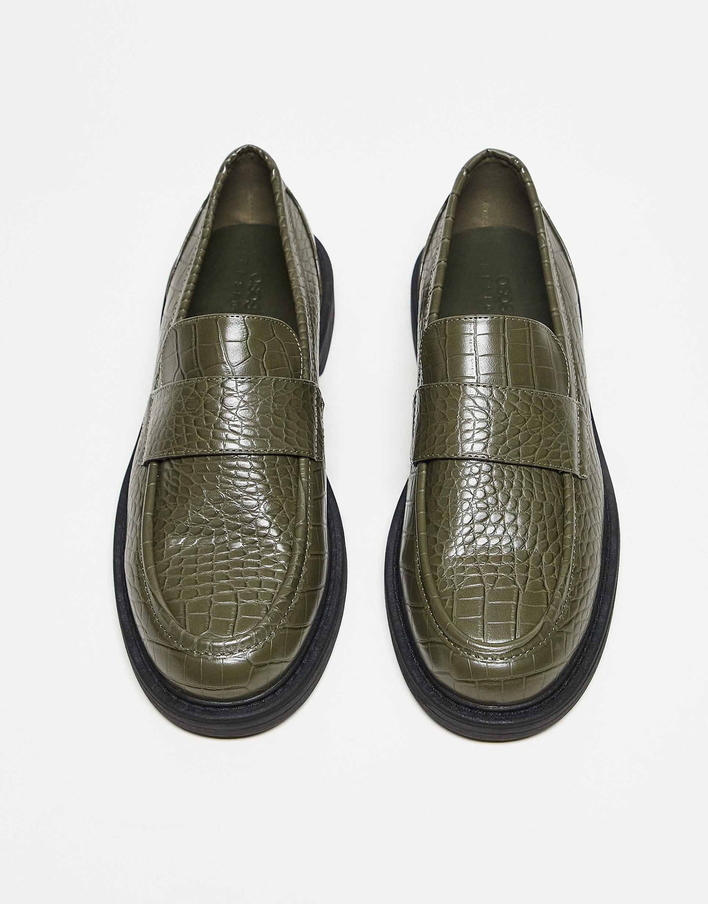 Embossed Loafers