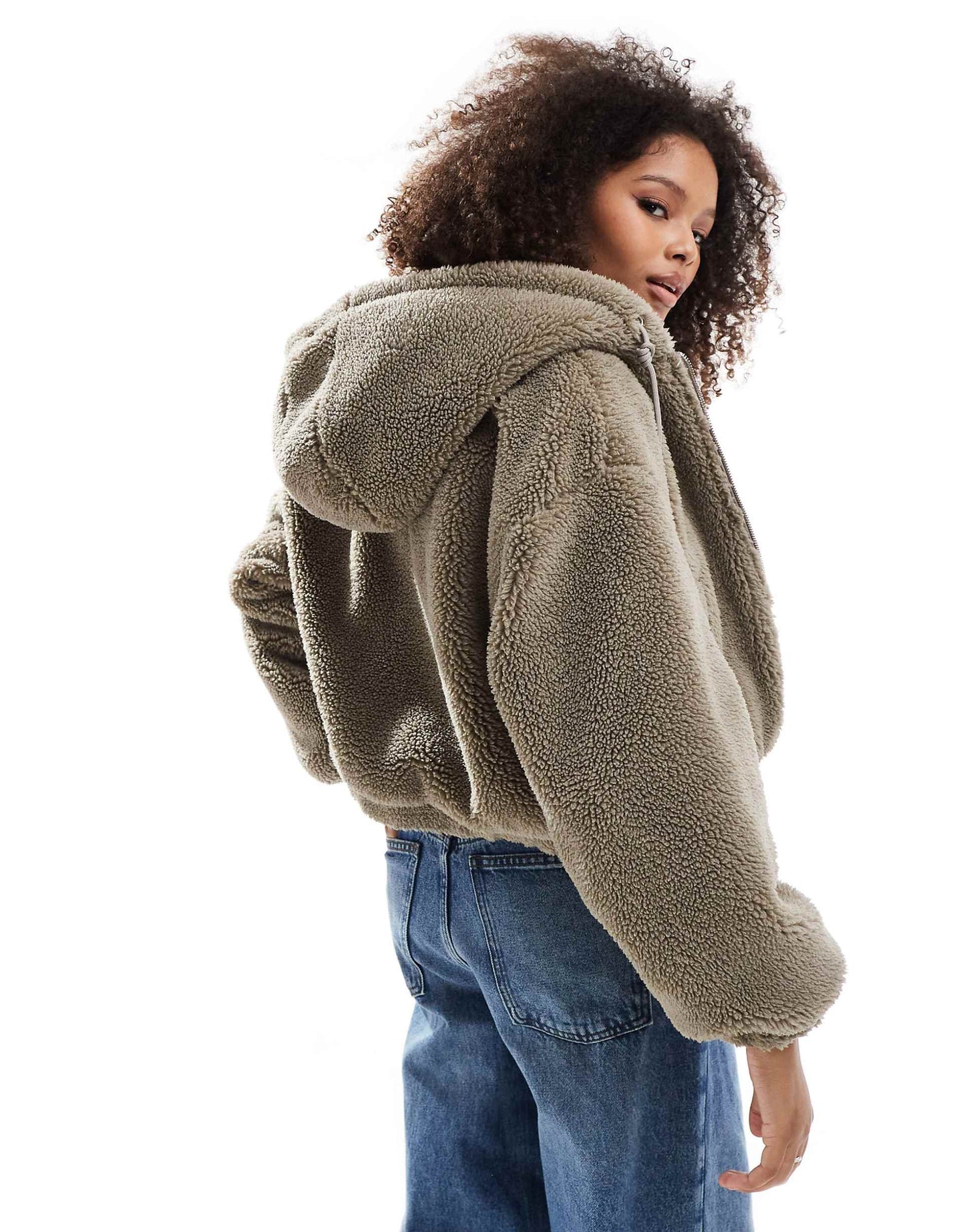 Hooded Shearling Jacket