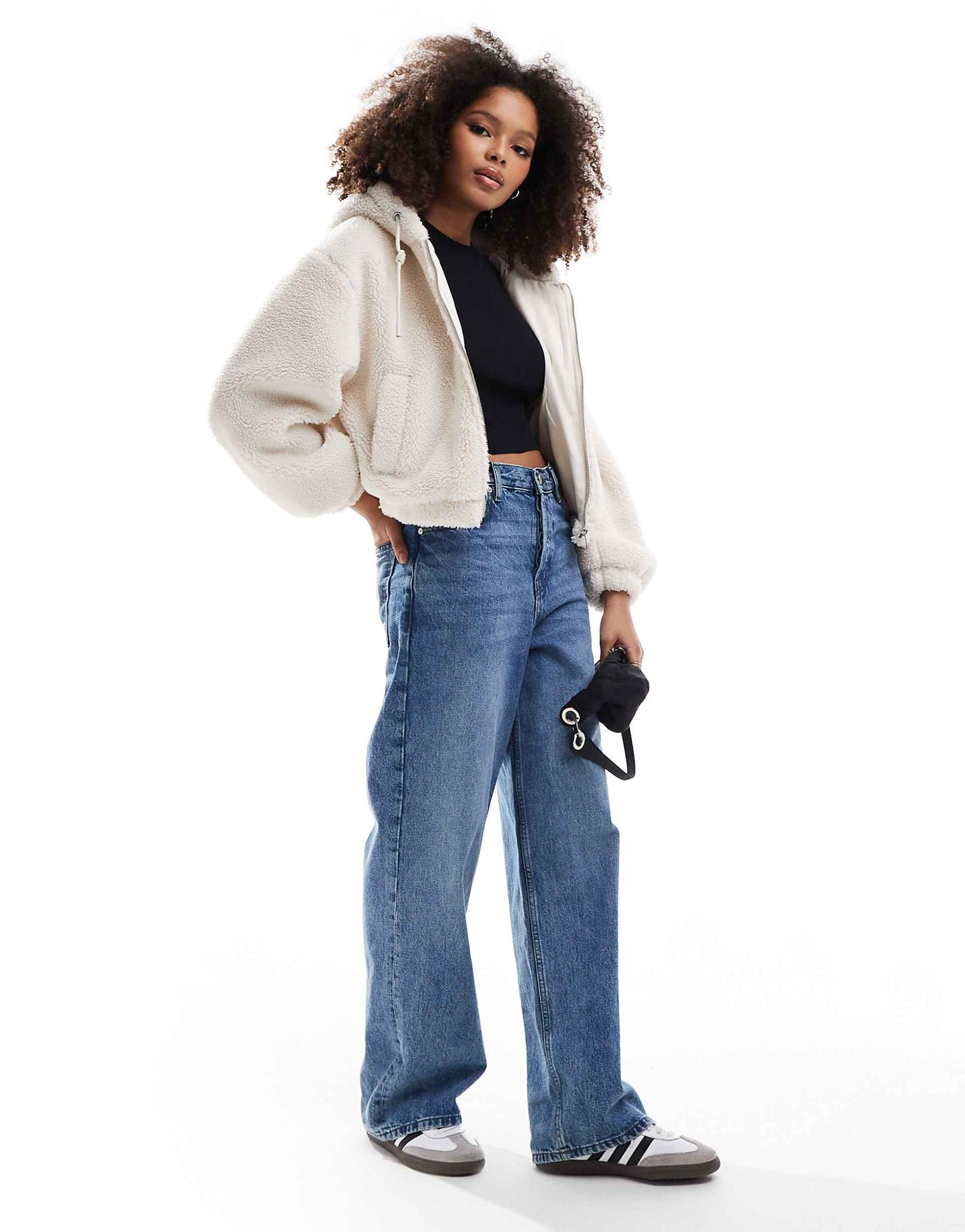 Hooded Shearling Jacket