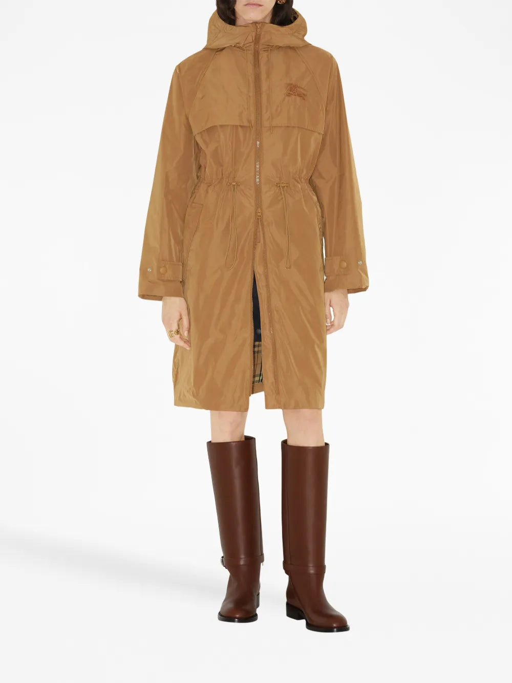 Ekd Zip-Up Hooded Parka