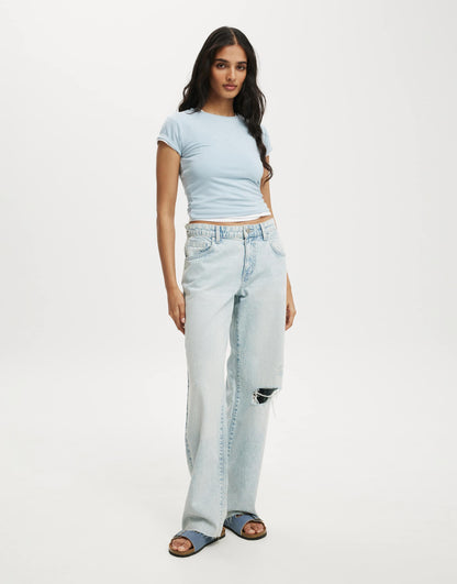 Low Rise Straight Jean