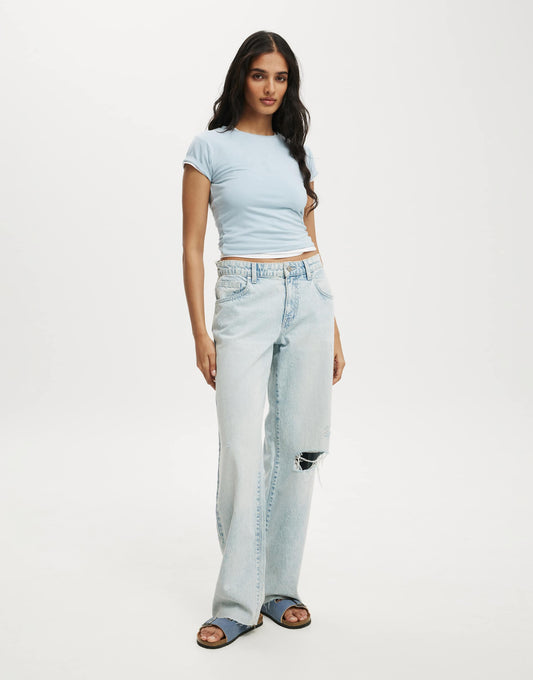 Low Rise Straight Jean