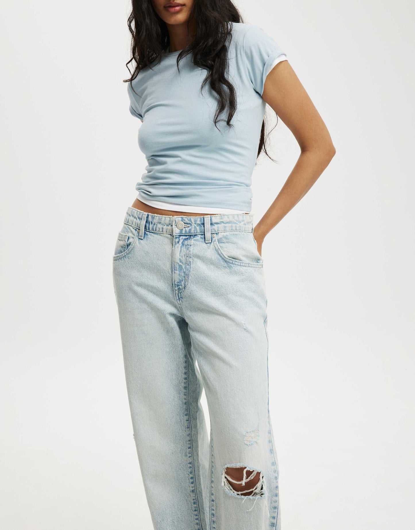 Low Rise Straight Jean
