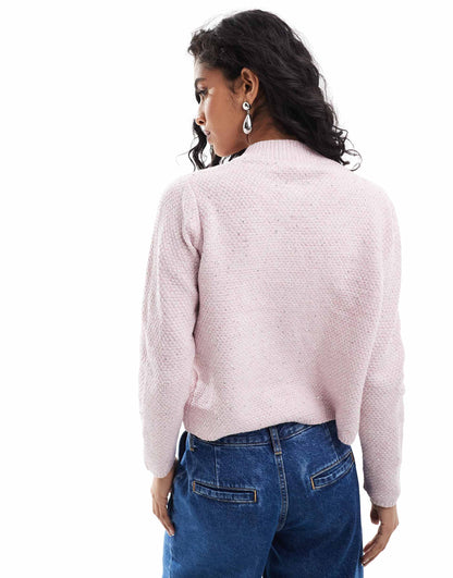 Sparkle Knit Button Cardigan