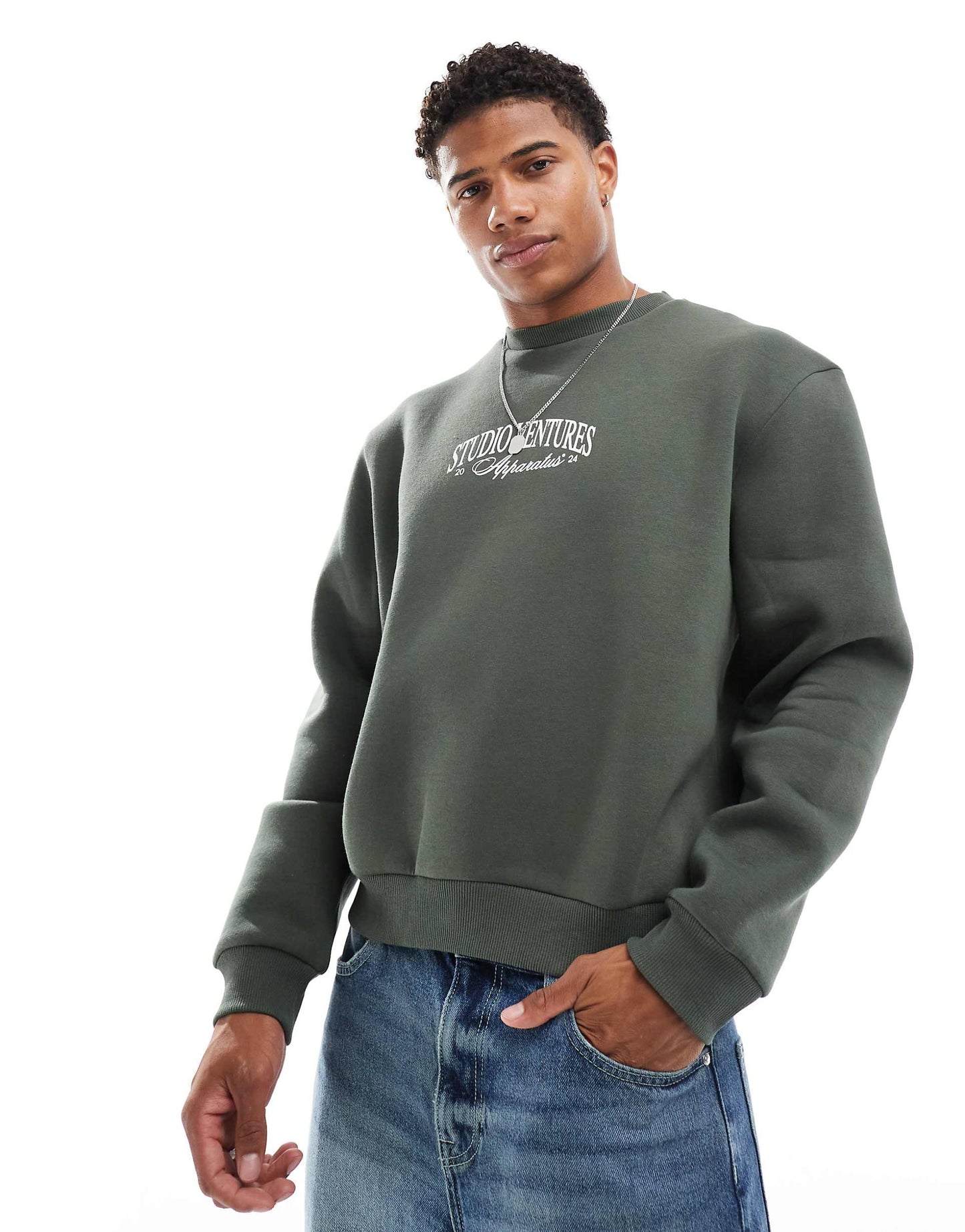 Oversized Sweatshirt With Print