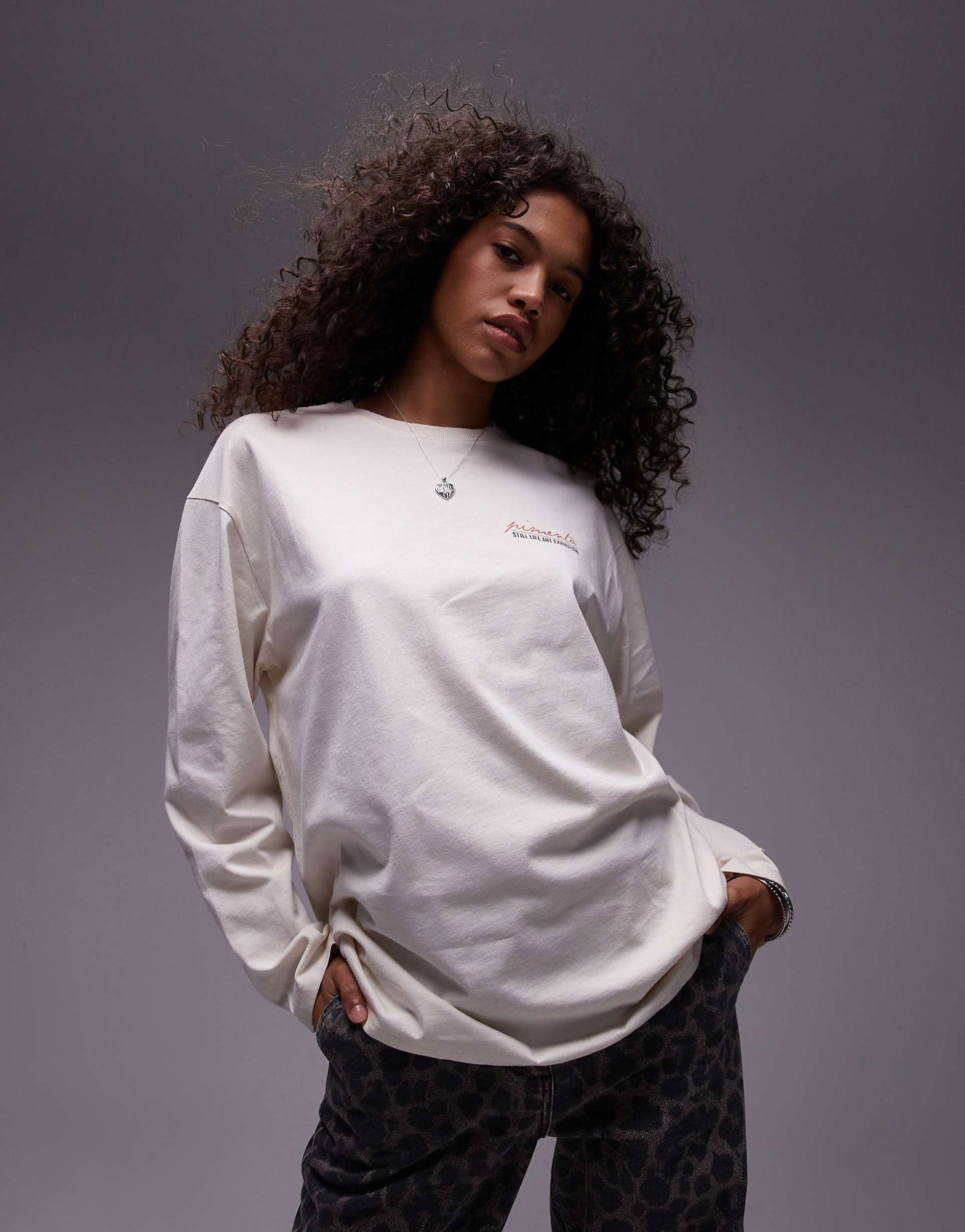 Graphic Pimienta Long Sleeve Skater Tee