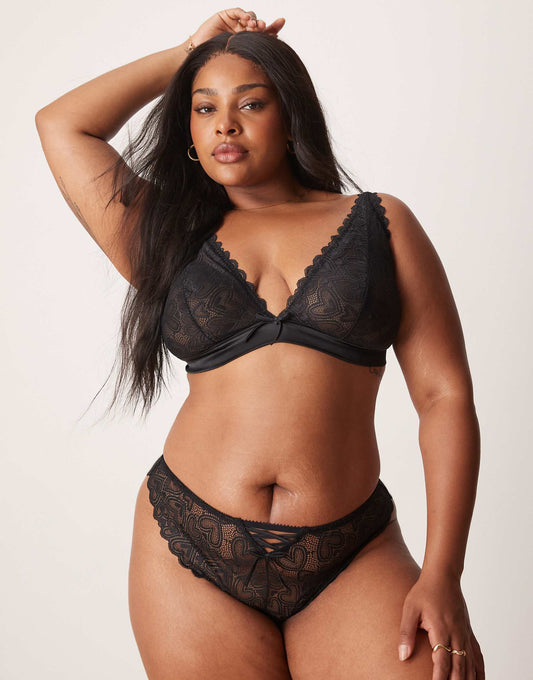 Curve Blake Lingerie With Heart Detail