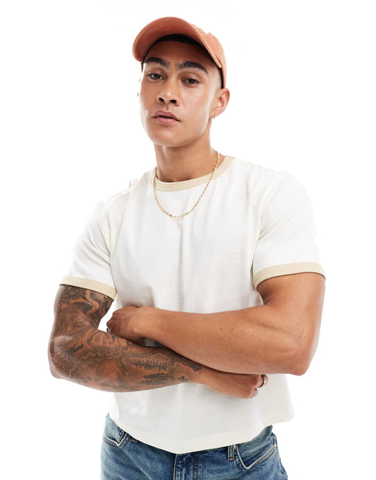 Cropped Ringer T-Shirt