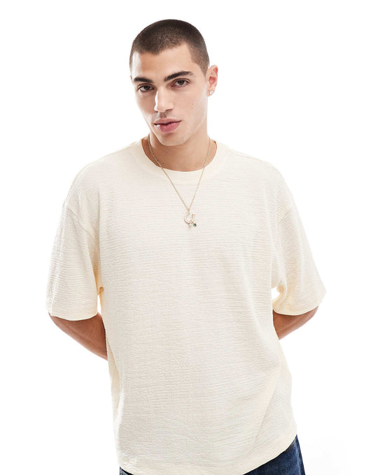 Relaxed Boxy Crinkle T-Shirt