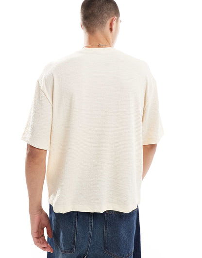 Relaxed Boxy Crinkle T-Shirt